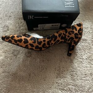 BRAND NEW- INC Leopard Heel